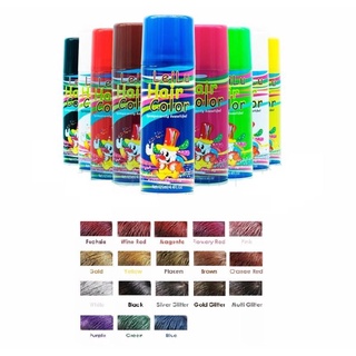 Keo xịt tóc tạo màu tạm thời, siêu thơm