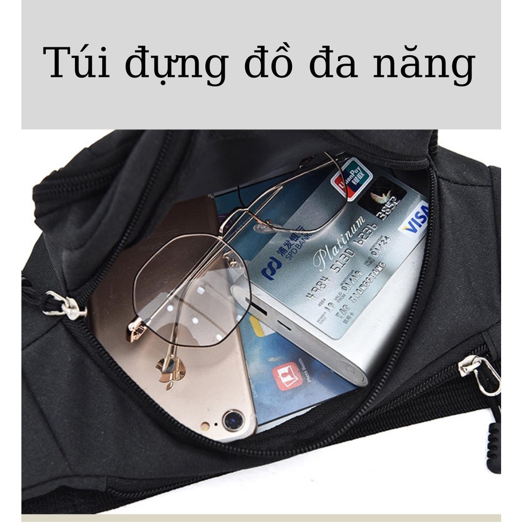 Túi Bao Tử Đeo Chéo, Đeo Bụng Thể Thao Cao Cấp Phong Cách Hàn Quốc