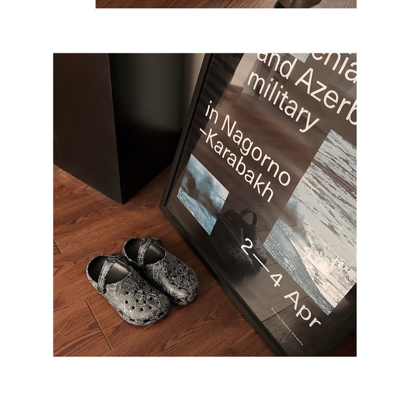 Dép cross hoạ tiết mẫu mới cho cả nam và nữ (ảnh thật ở cuối), Mã: D081