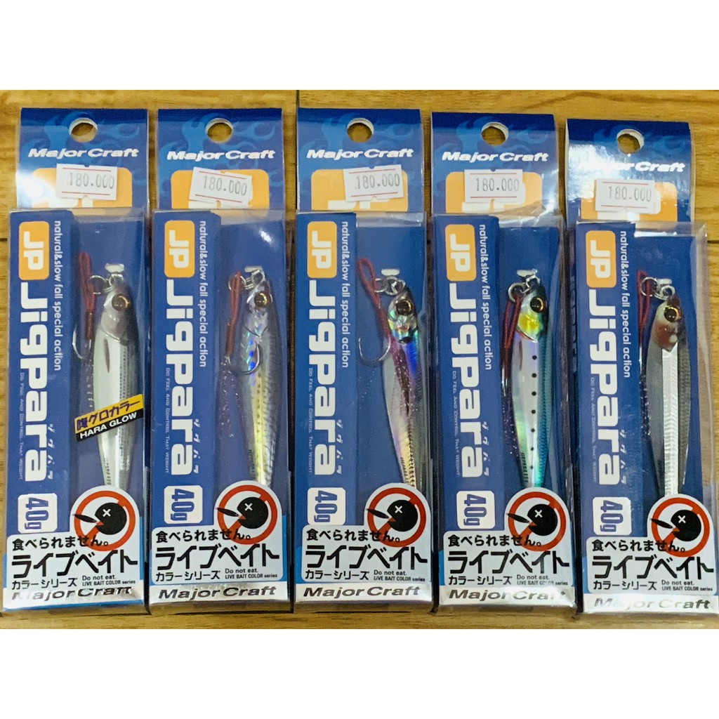 MỒI JIG CÂU CÁ MAJOR CRAFT JIGPARA JPS 40G - 60G