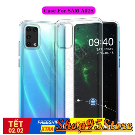 Ốp lưng silicon Samsung Galaxy A02s trong suốt