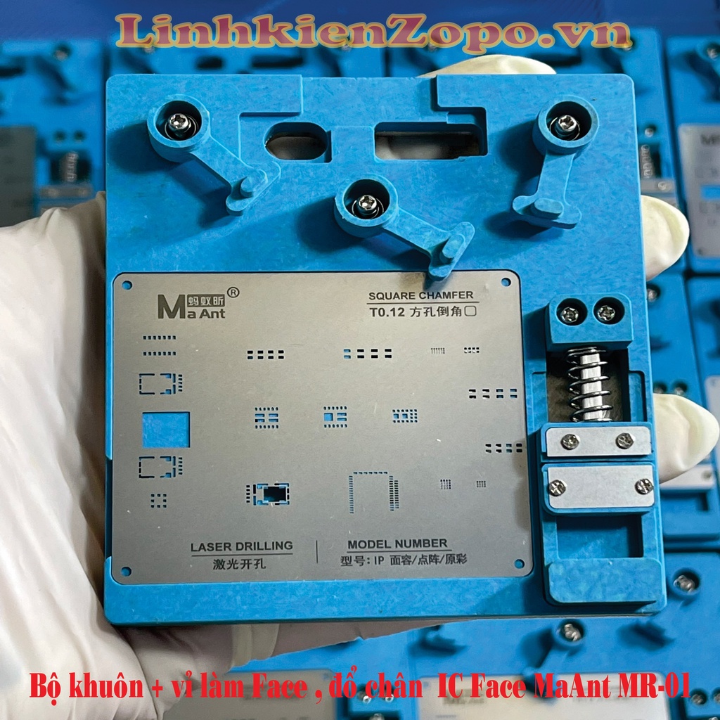 Bộ đế + Vỉ làm IC Face ID MaAnt MR-01 : X đến 14PRM
