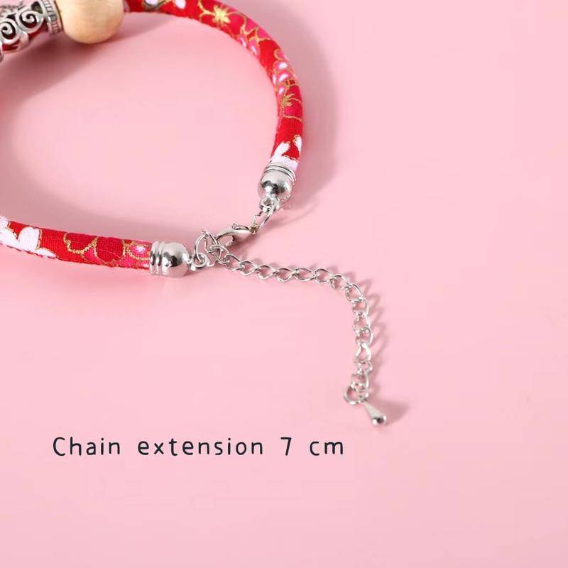 Vòng Cổ Cắm Trại Chống Bọ Chét Và Chống Gài Đi Kèm Chuông Phong Cách Dân Tộc Cho Thú Cưng