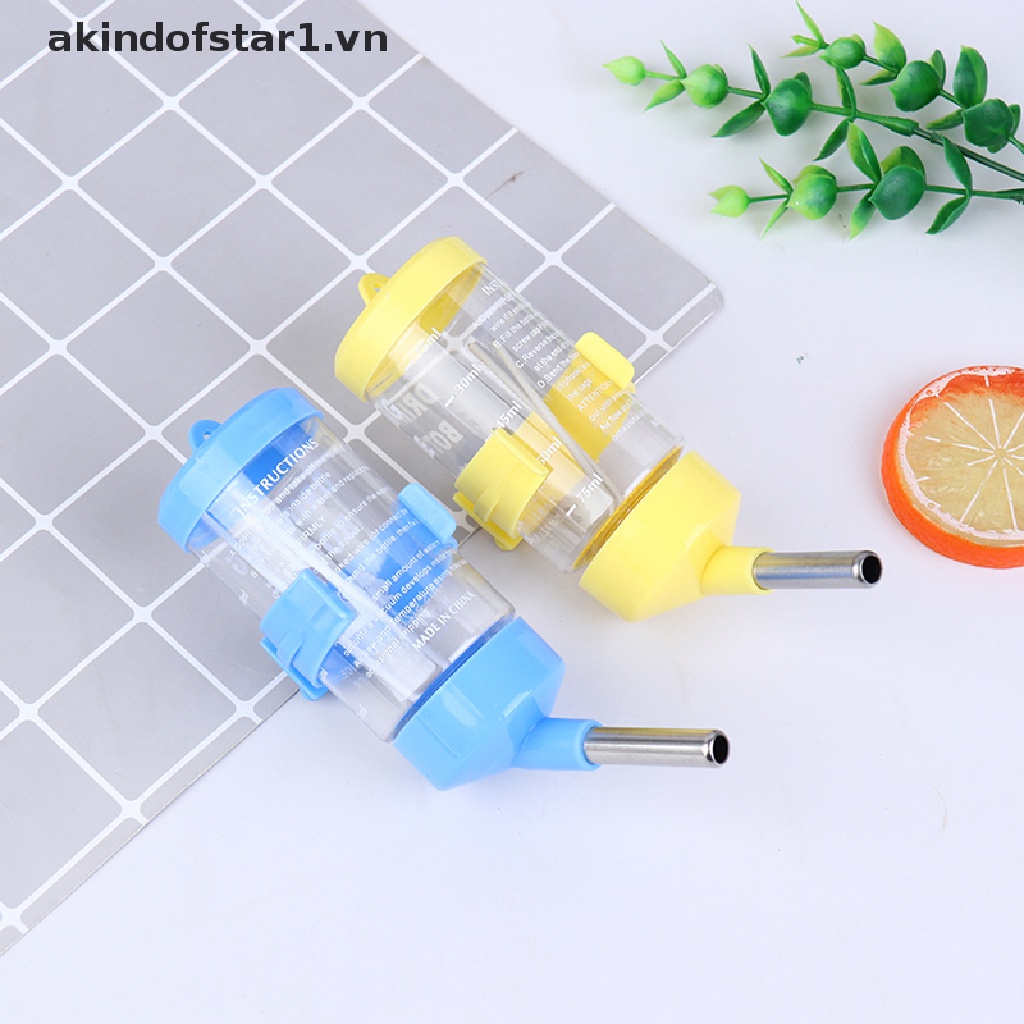 Bình nước mini bằng nhựa cho chuột hamster
