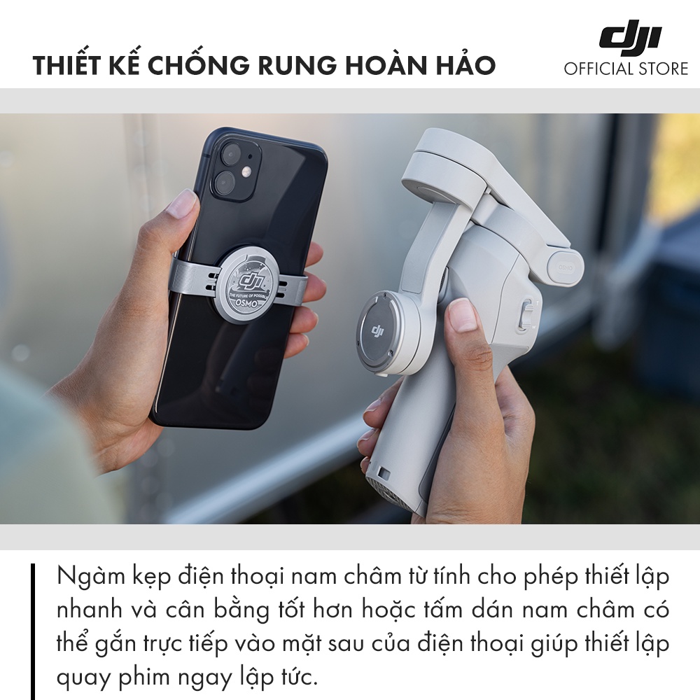 [Mã LTP200 giảm 200K đơn 699K] Tay cầm gimbal DJI Osmo Mobile 4 SE 2021 chống rung điện thoại Hàng chính hãng | BigBuy360 - bigbuy360.vn