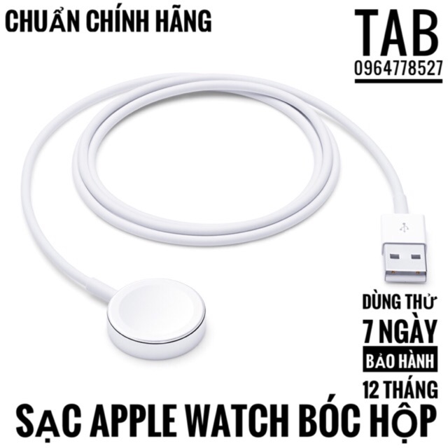 Sạc Apple Watch Bóc Máy - Chính Hãng (Bảo Hành 12T)