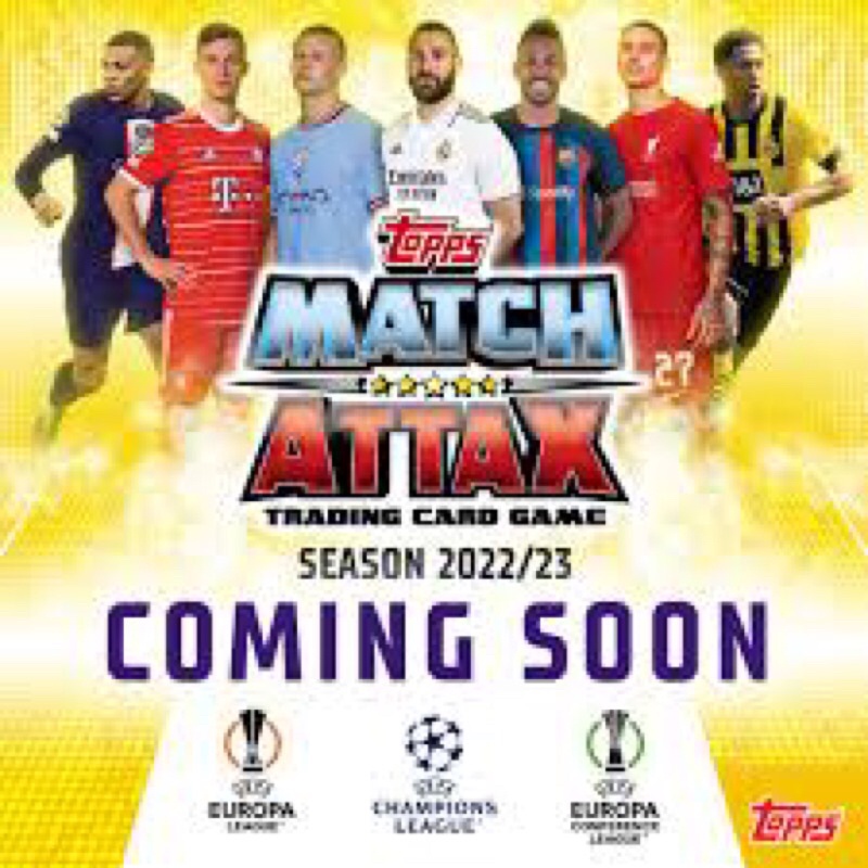 Set thẻ cầu thủ Match Attax 22/23