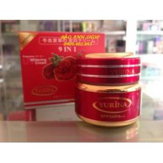 Kem trắng da yurina đông trùng hạ thảo - linh chi, ngọc trai, collagen 9 in 1 _mỹ phẩm chính hãng
