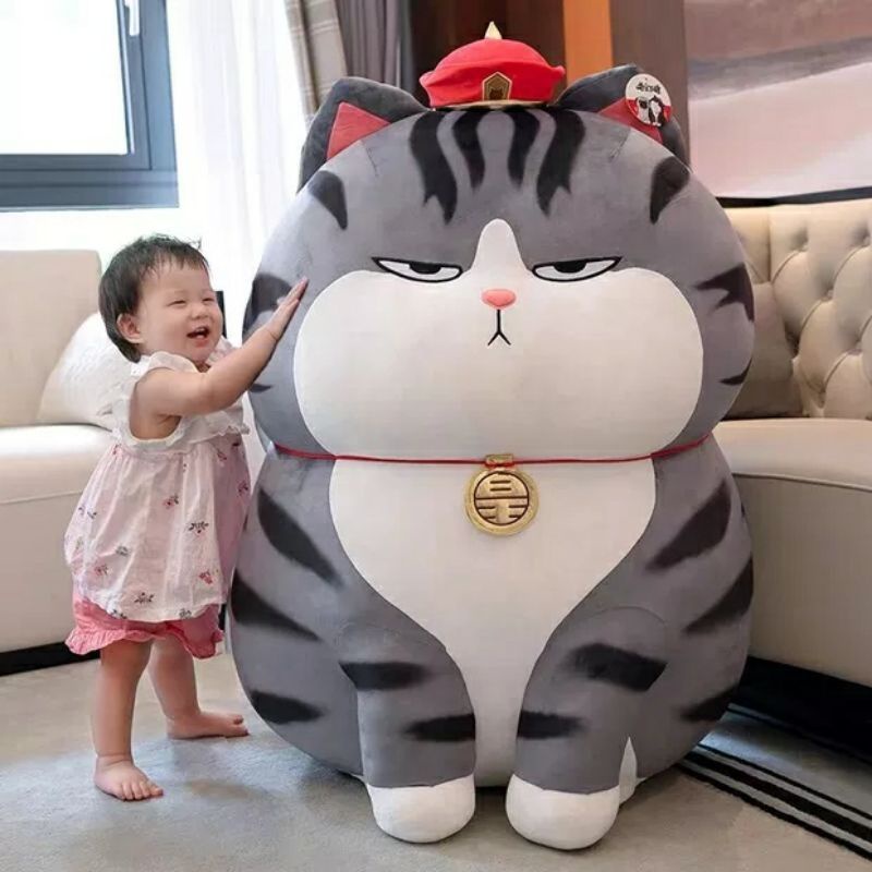 Gấu Bông mèo hoàng thượng cosplay thỏ, mèo bông quý tộc, vải nhập cao cấp