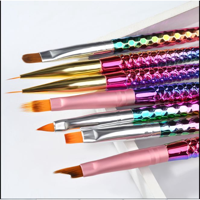 Cọ dặm Ombre mái thưa - cọ ombre đầu tròn