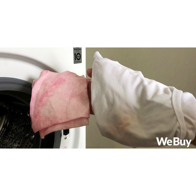 Giấy hút màu và chống phai màu quần áo DENKMIT 24 tờ - Hàng ĐỨC