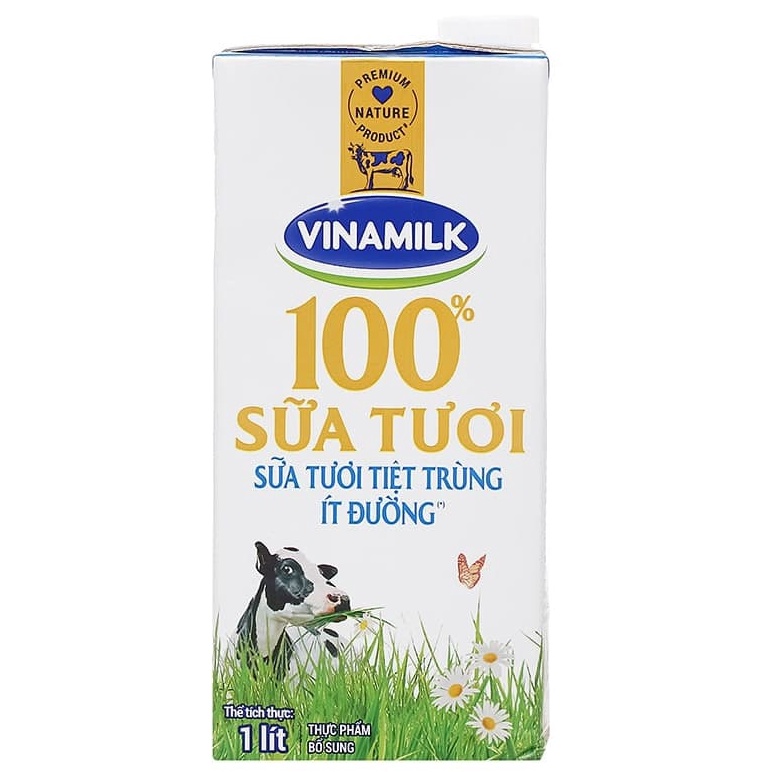 Sữa tươi có đường Vinamilk hộp 1L (đủ 3 vị)