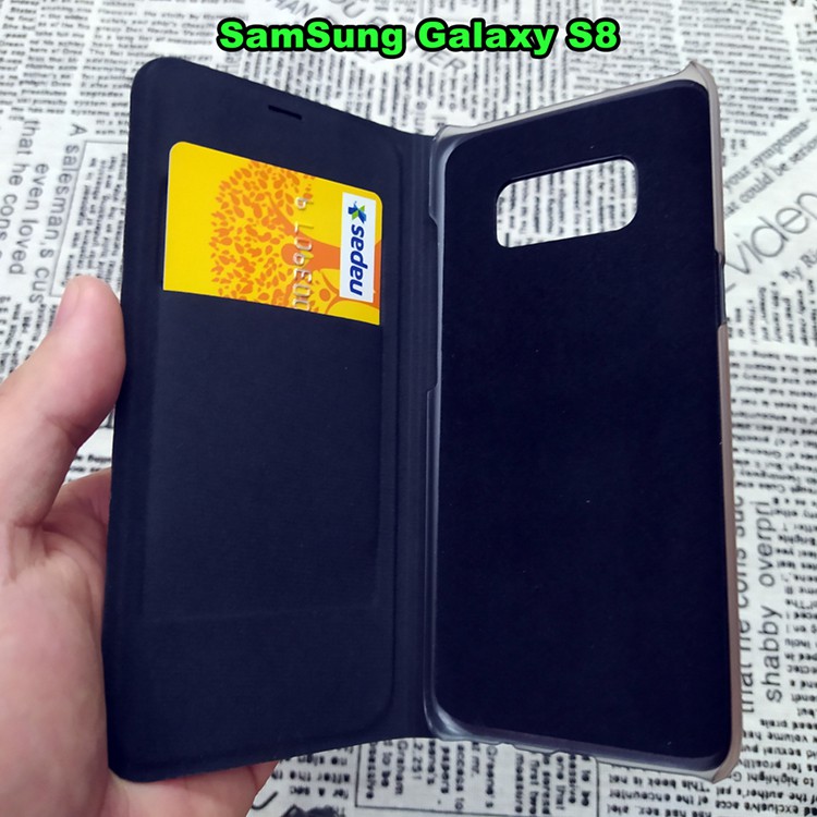 Bao Da Samsung Galaxy S7 / Galaxy S7 Edge / Galaxy S8 / Galaxy S8 Plus Kiểu Dáng Gấp 2 Mặt Và Có Phối Ví Sang Trọng | BigBuy360 - bigbuy360.vn