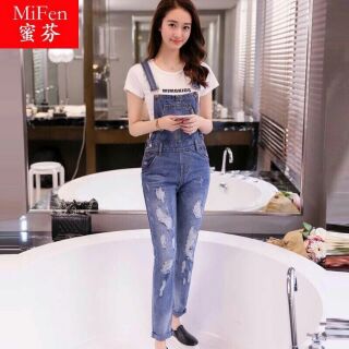 Yếm jean dài nữ cao cấp
