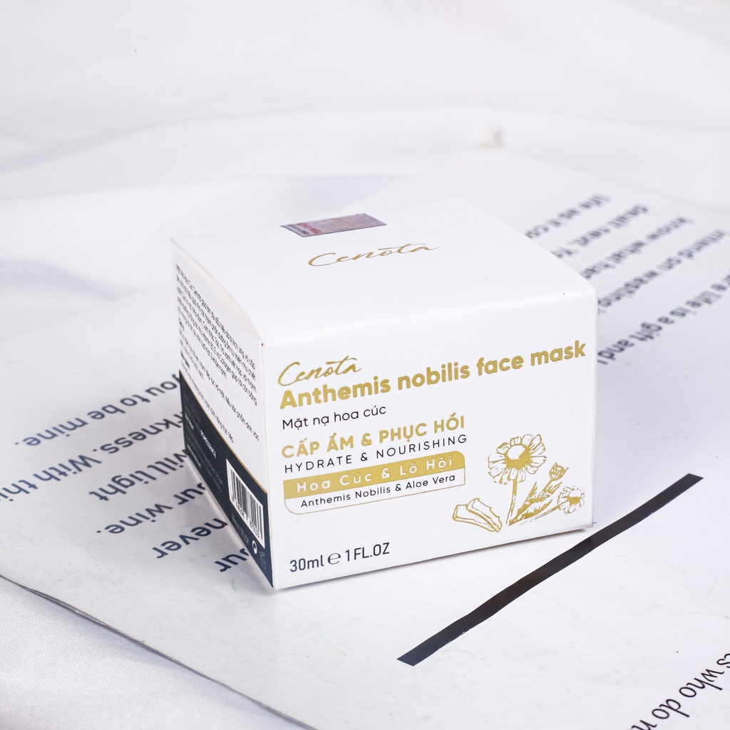 Mặt Nạ Hoa Cúc Anthemis Nobilis Face Mask Cenota Cấp Ẩm Và Phục Hồi Da 30ml