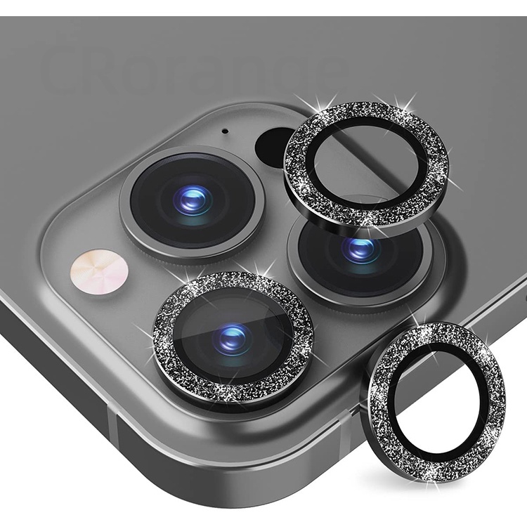 Miếng Bảo Vệ Camera Sau Điện Thoại Đính Kim Cương 3D Cho iPhone13 Pro Max 11 Pro Sierra Blue Glass iPhone 12 Pro Max