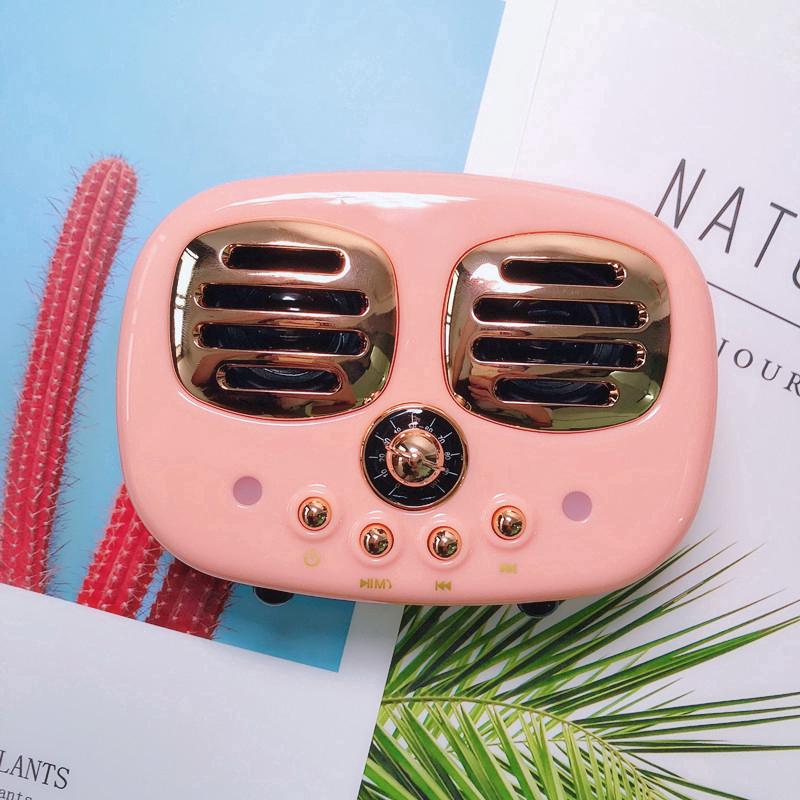 Loa mini Bluetooth không dây Retro HM12