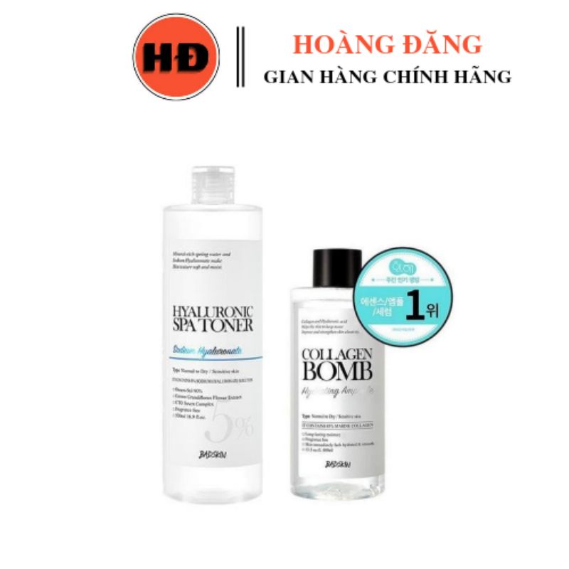 Nước hoa hồng BadSkin Hyaluronic Spa Toner 500ml