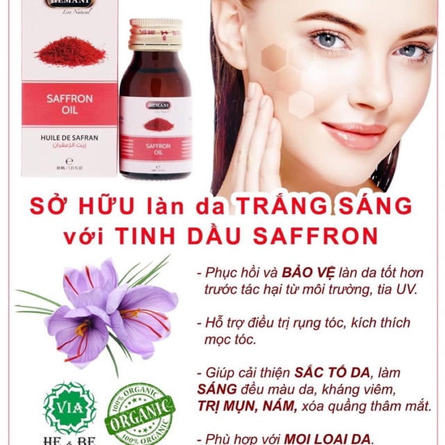 Tinh dầu #SAFFRON OIL