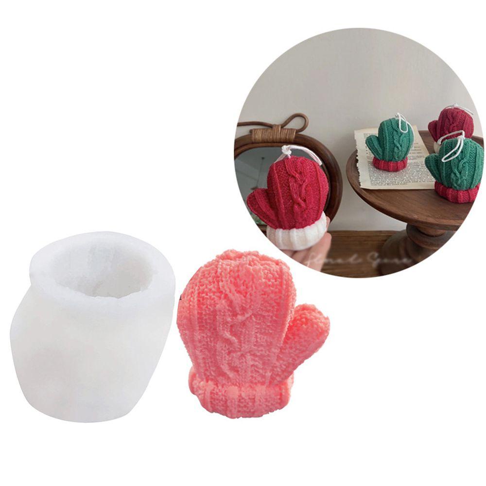 Khuôn Silicone Làm Nến Hình Găng Tay