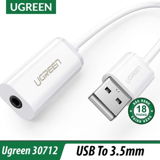 Cáp Chuyển USB Sang Cổng Tai Nghe 3ly/3.5mm Ugreen 30712