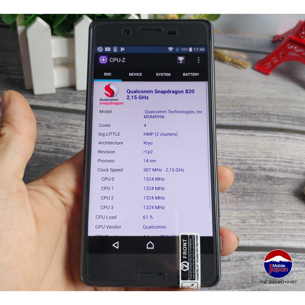 Điện thoại sony x performance -chip 820, vân tay một chạm, liên quân siêu mượt, Tặng Ốp Lưng