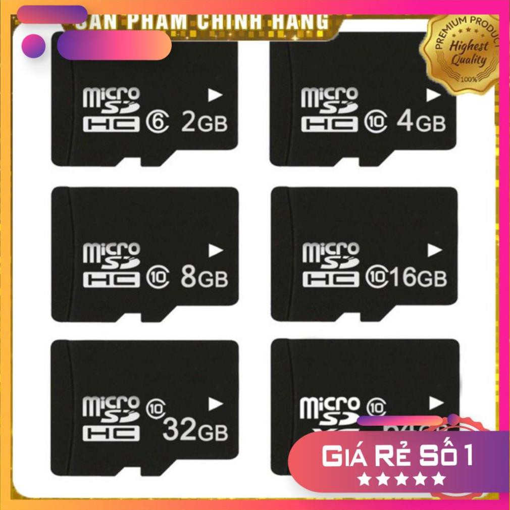 [Rẻ Vô Địch ] Thẻ Nhớ Microsd 2G/4G/8G/16G/32G/64G | BigBuy360 - bigbuy360.vn