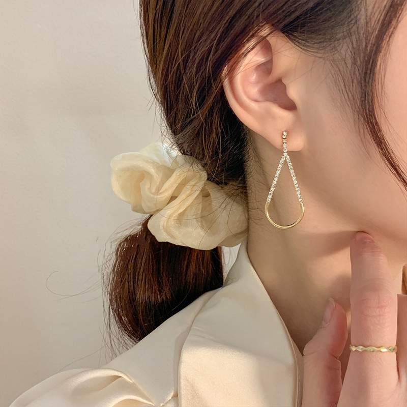 Khuyên Tai Thiết Kế Cao Cấp Sang Trọng Phong Cách Đầu Xuân Cho Nữ