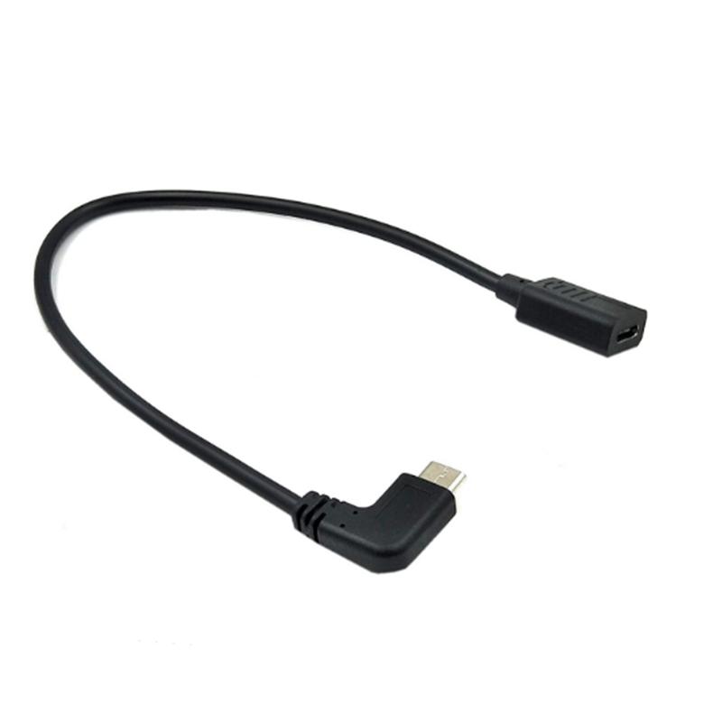 Dây Cáp Nối Dài Chuyển Đổi Cổng Usb 3.1 Sang Usb-C 90 Độ Có Thể Đảo Ngược Cho Macbook Tablet | BigBuy360 - bigbuy360.vn