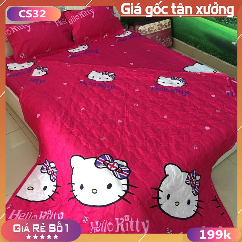 Bộ Chăn Ga Trần Bông 5 Món Với Nhiều Mã Đa Dạng Phù Hợp cho mọi Gia Đình, Chất Liệu Cotton Poly Mềm Mịn Mát