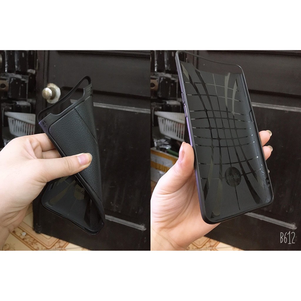 Ốp lưng dẻo giả da Auto Focus Samsung A80