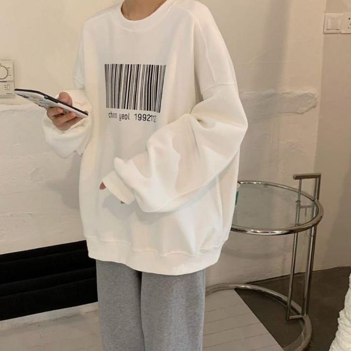 836_ Áo Len OVERSIZE Mã Vạch | Áo Len OVERSIZE Hàn Quốc ❊