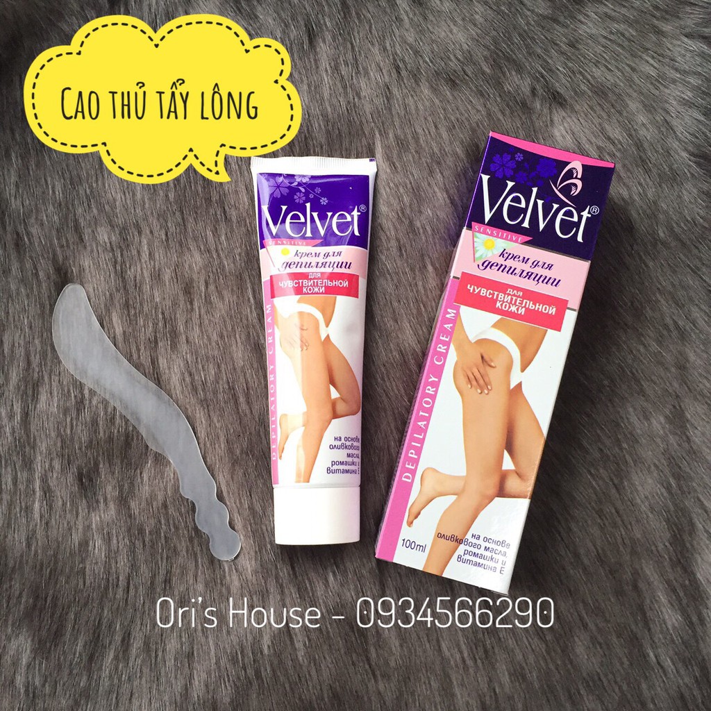 Tẩy lông hoa cúc Velvet 100ml - Nga | BigBuy360 - bigbuy360.vn