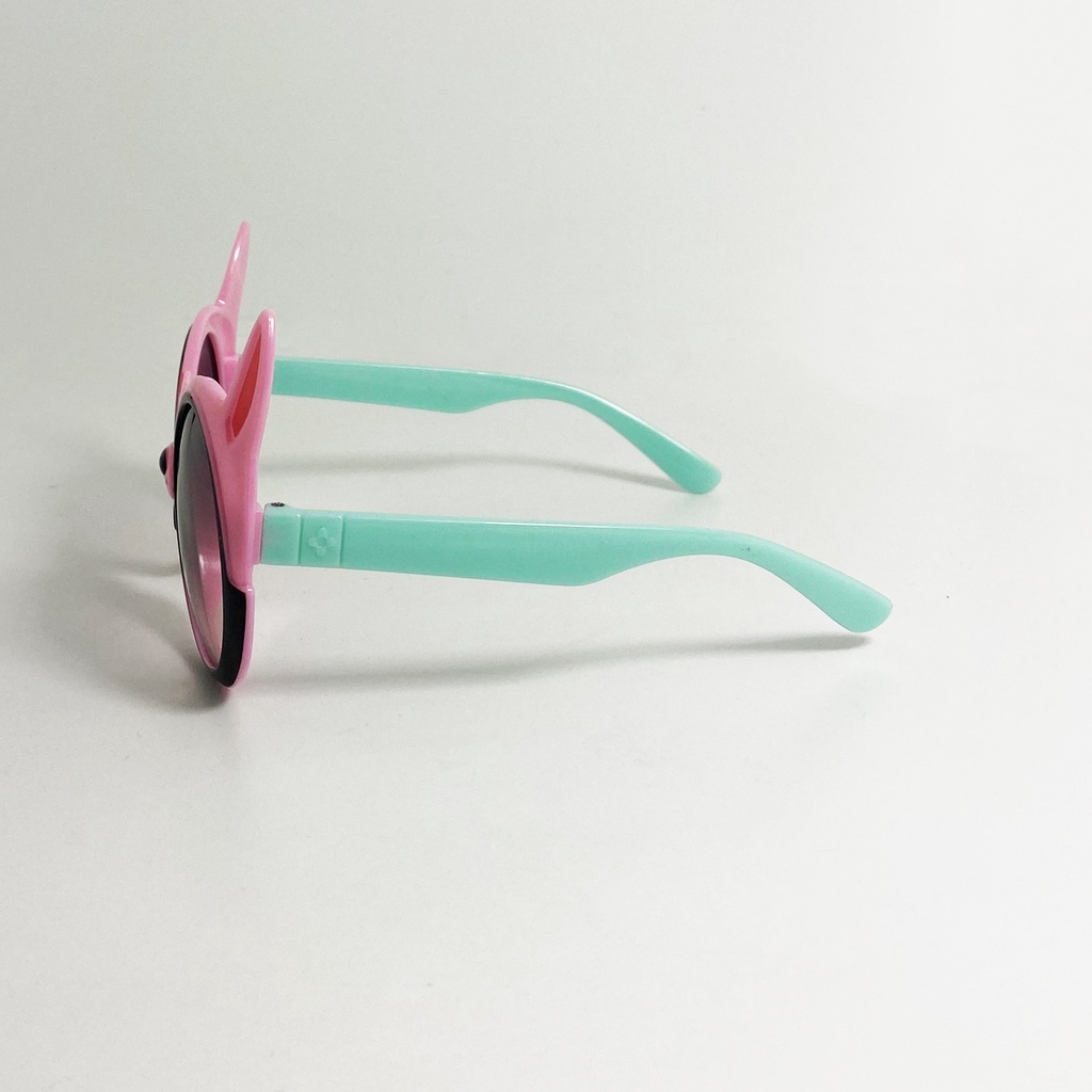 Kính mát trẻ em thời trang gọng nhựa JJ61024 kiểu dáng ngộ nghĩnh, tròng kính chống tia UV cho bé từ 2 đến 7 tuổi