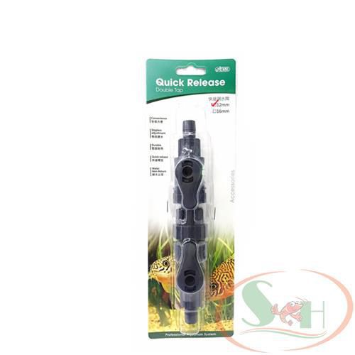 Van khóa đôi Ista Double Tap nối 12, 16 mm điều chỉnh hãm dòng chảy máy bơm lọc
