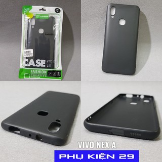 [Vivo Nex A / Nex S] Ốp lưng silicon dẻo đen cao cấp Henyou