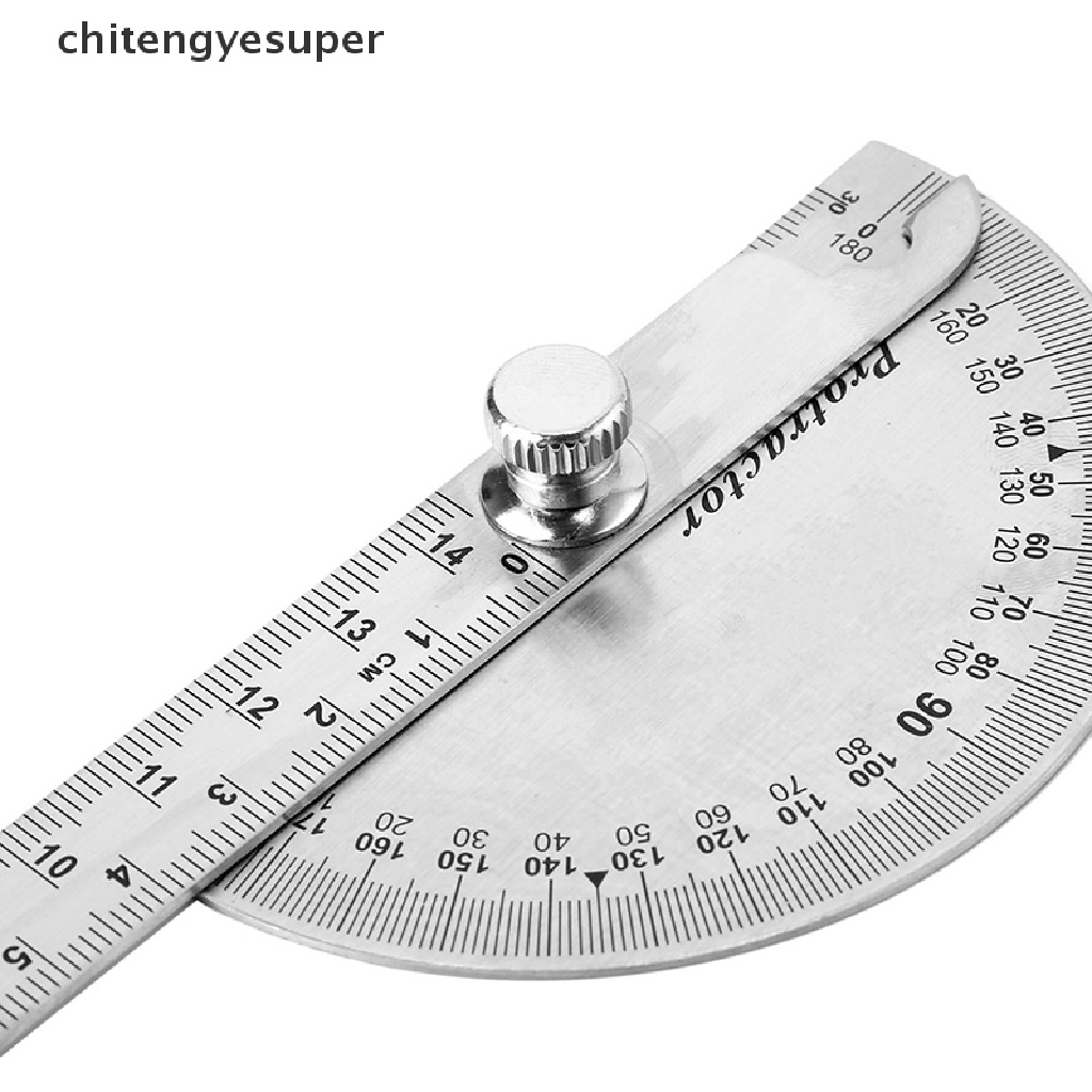Thước đo góc đa năng 15cm 180 độ bằng thép không gỉ