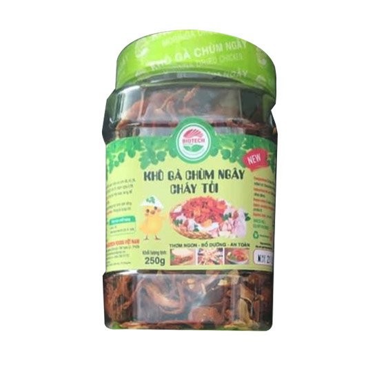 Khô Gà Cháy Tỏi Chùm Ngây 250g Biotech Foods Việt Nam