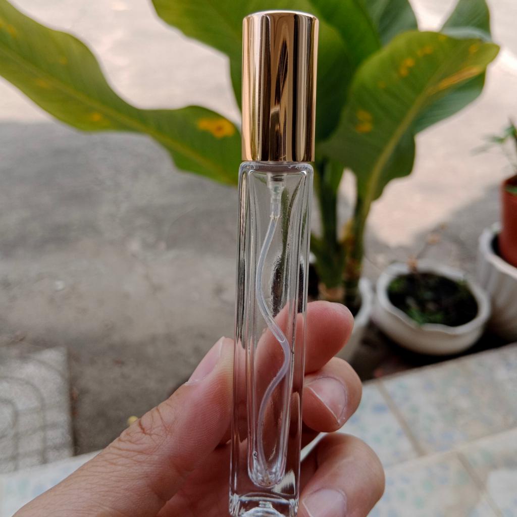 Chai chiết nước hoa 10ml | Chai thủy tinh dạng vuông