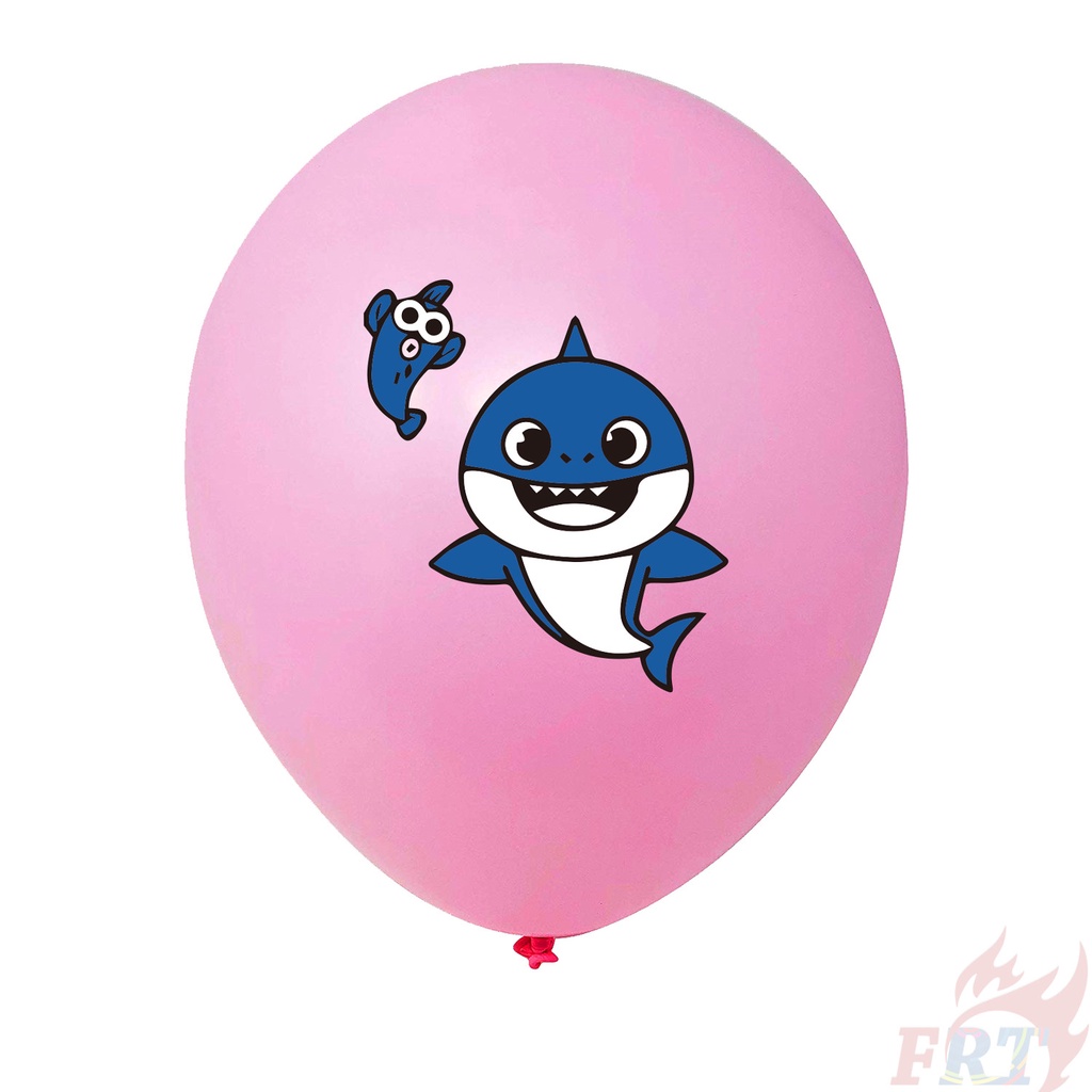 Bong bóng latex 12 inch hình cá mập trang trí tiệc sinh nhật cho trẻ em