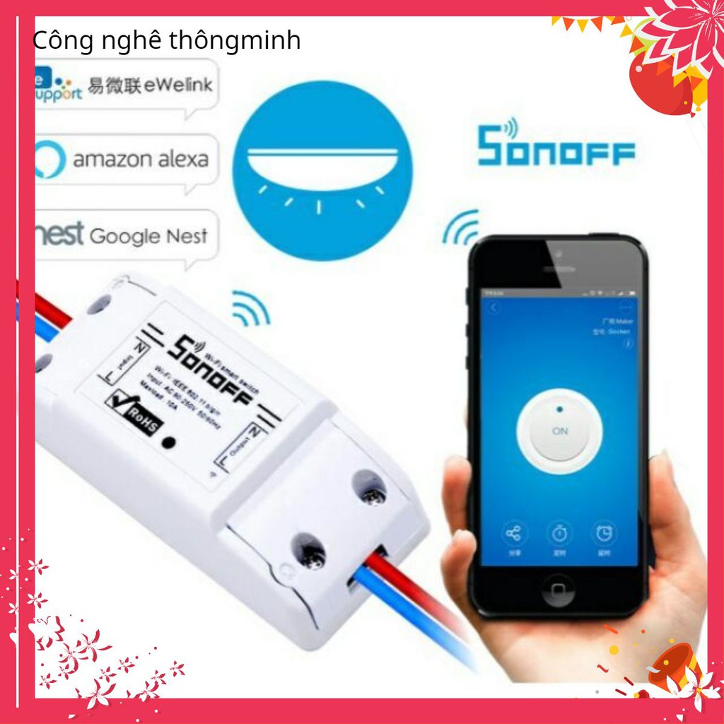 Công tắc wifi - Công tắc điều khiển từ xa qua mạng wifi cho Nhà thông minh