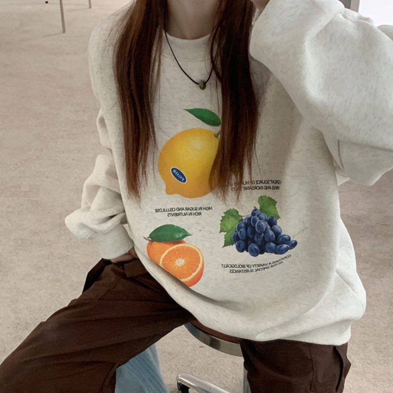 NRVP Mới Áo Thun Tay Dài Dáng Rộng In Chữ Phong Cách Hàn Quốc 2023