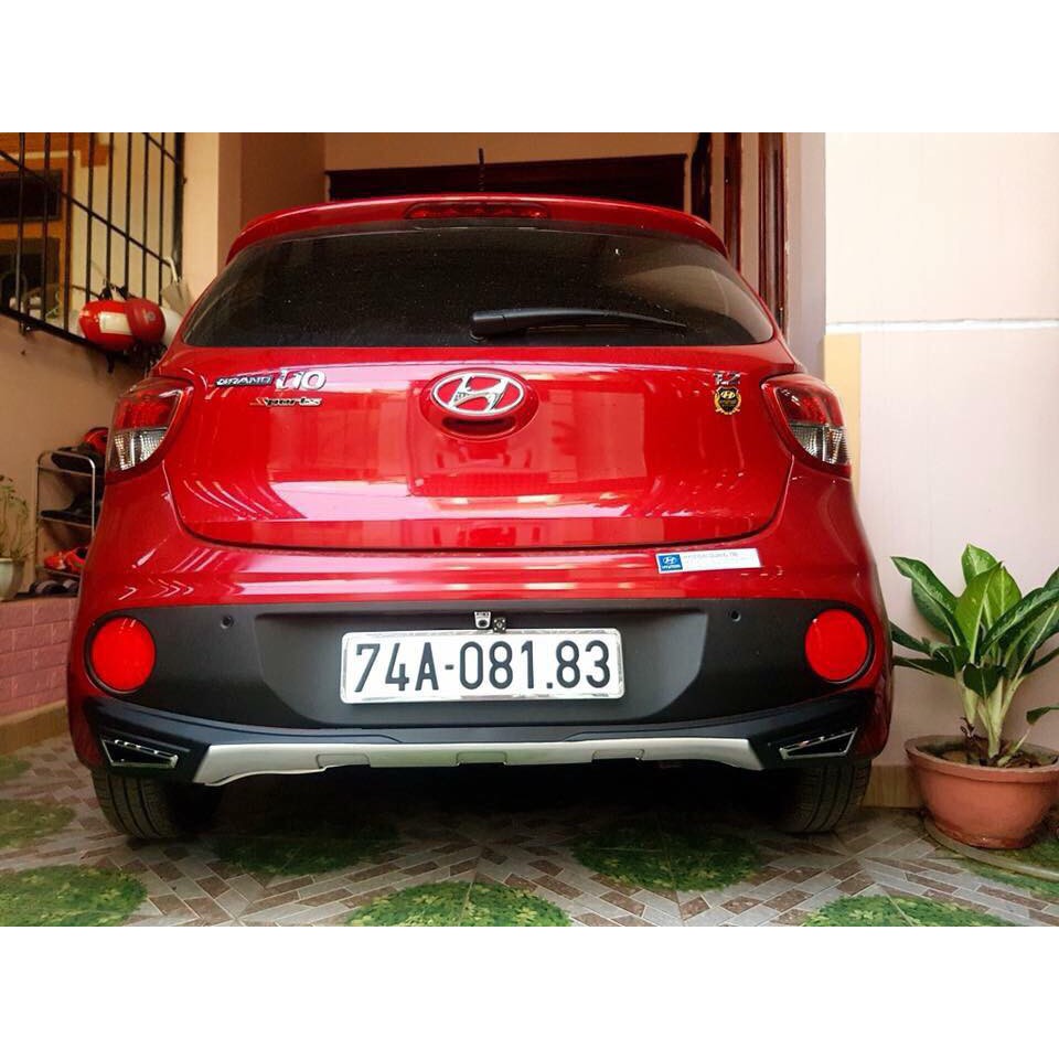 Lippo, Lip Chia Pô,Ốp Cản Sau Cho xe Hyundai I10 Hàng Cao Cấp Loại 1