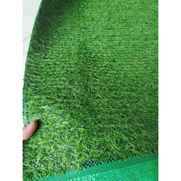 Combo 2m x10m = 20 mv thảm cỏ nhân tạo 2cm đế bạt không bụi đen