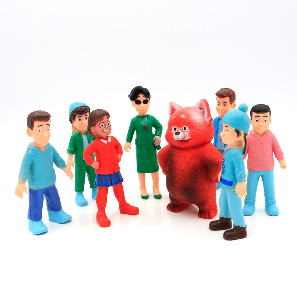 DARNELL Mô Hình Gấu Trúc Đỏ Dễ Thương Dùng Làm Quà Tặng Giáng Sinh