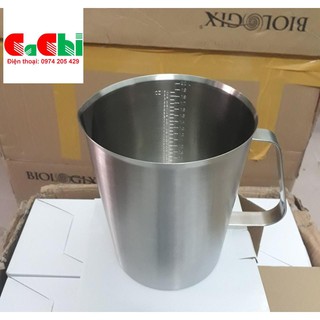 Ca inox 500 ml có chia vạch