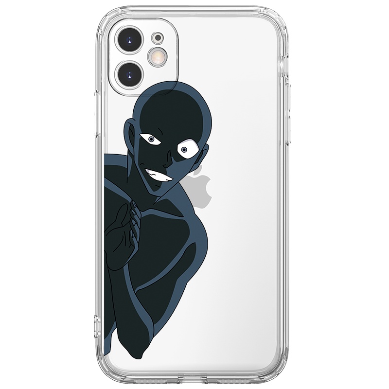 Ốp lưng JURSUE mềm viền vuông chống sốc ngộ nghĩnh cho iPhone 13 12 11 Pro Max SE 2020 X XR XS ip 8 7 6 6S Plus Y292