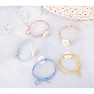 Dây buộc tóc thun buộc tóc quả trứng rán hàn quốc dễ thương