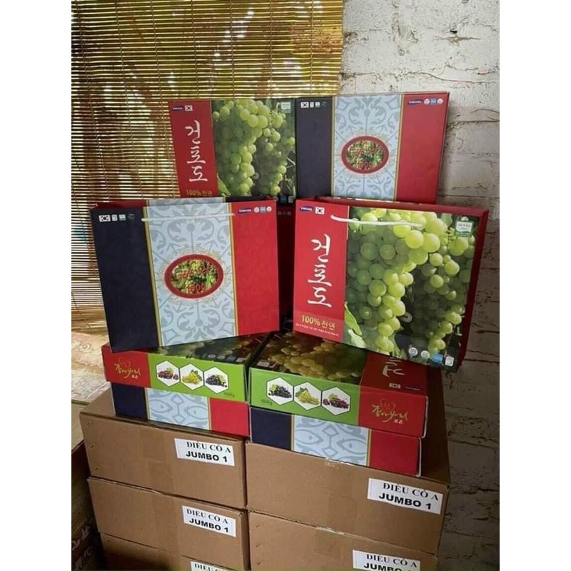 Nho sấy khô Hàn Quốc mix vị HỘP 1KG [HÀNG MỚI VỀ]