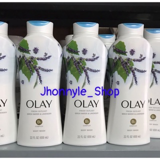 Sữa tắm Olay Fresh Outlast Birch Water & Lavender 650ml USA